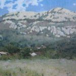 Горный пейзаж Черногория - картина маслом художника Даниила Белова