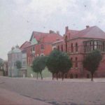 Картина города Кранц, живопись маслом художника Даниила Белова. Написана в Зеленоградске.